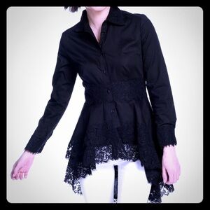 Marc Bouwer Woven Long Sleeve‎ Lace